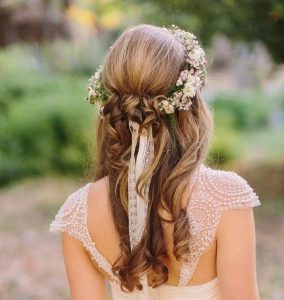 花嫁必見 とにかく可愛い ハーフアップのウェディングヘアアレンジ