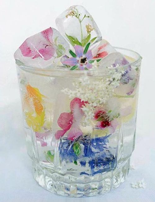  宝石みたいに美しい ”フラワーアイスキューブ” でオシャレな春夏のおもてなし　で紹介している画像